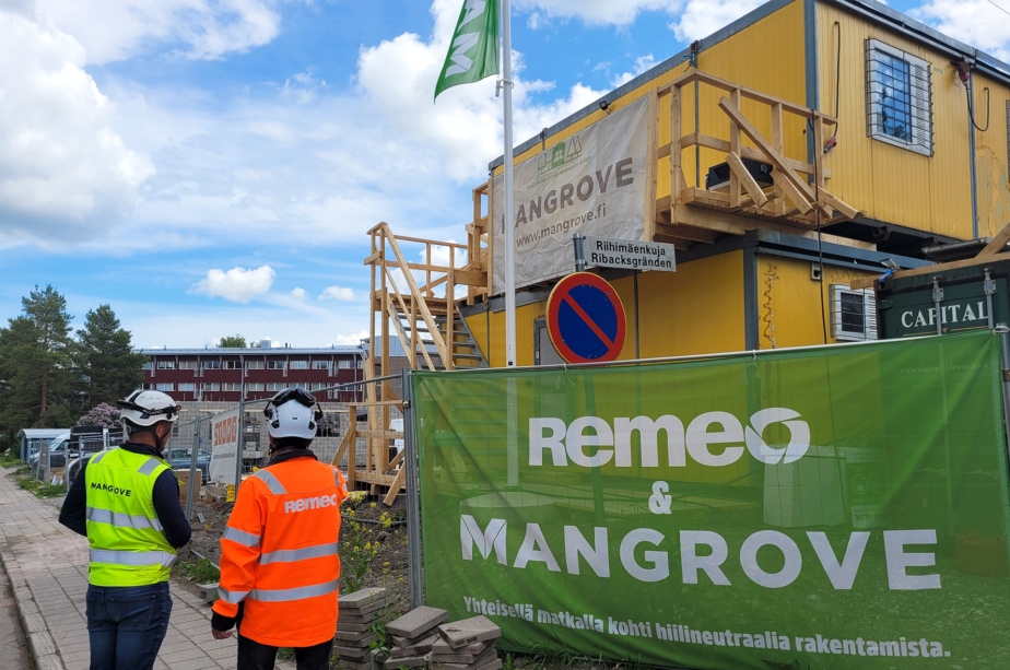 Mangrove x Remeo – Yhteisellä matkalla kohti hiilineutraalia rakentamista