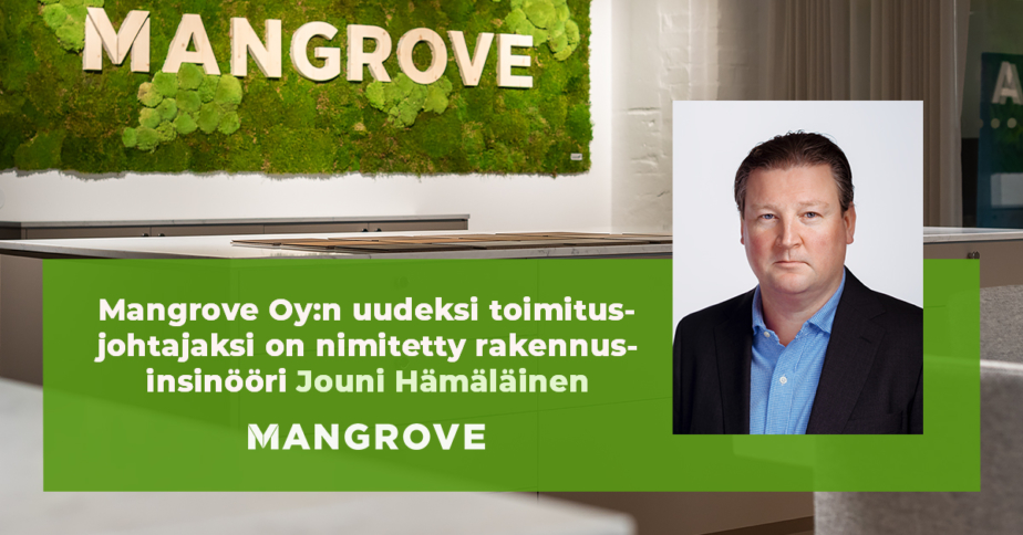 Mangrove-tiedote uusi toimitusjohtaja Jouni Hämäläinen kuva2–2